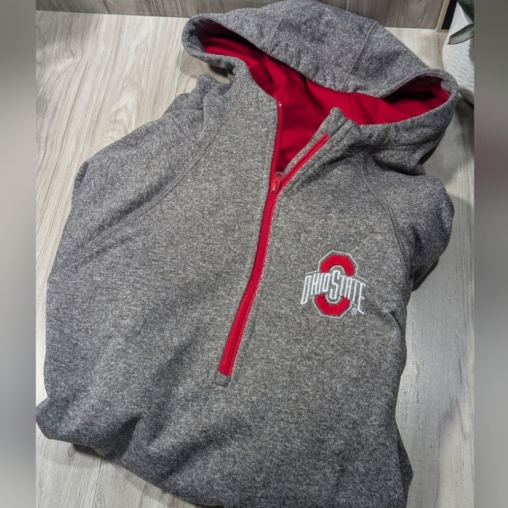 SCARLETT & GRAY Sweatshirt Women's Size Large Hoodie "OHIO STATE UNIVERSITY"